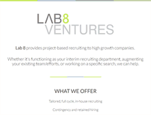 Tablet Screenshot of lab8ventures.com